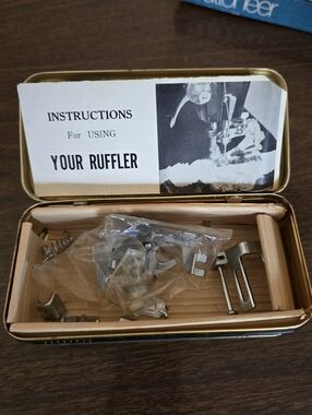 Vintage Sewing Ruffler Attachment with Instructions